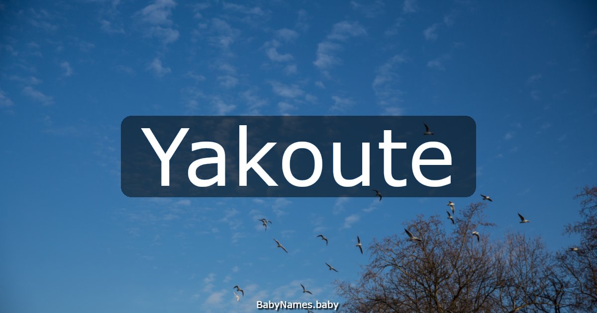 Yakoute