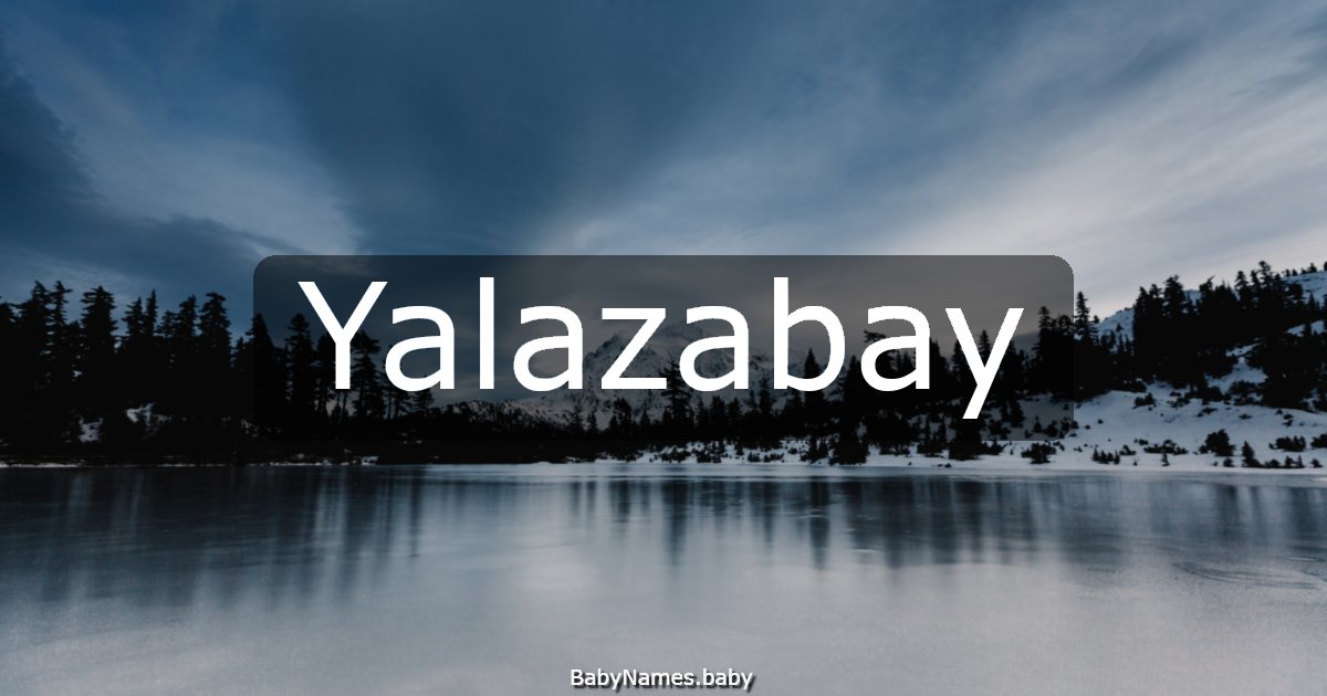 Yalazabay