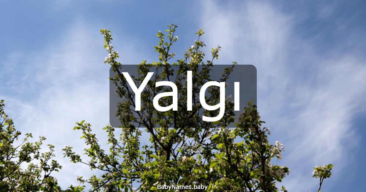 Yalgı