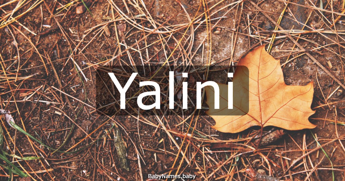 Yalini