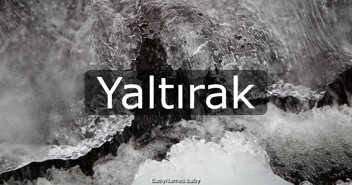 Yaltırak