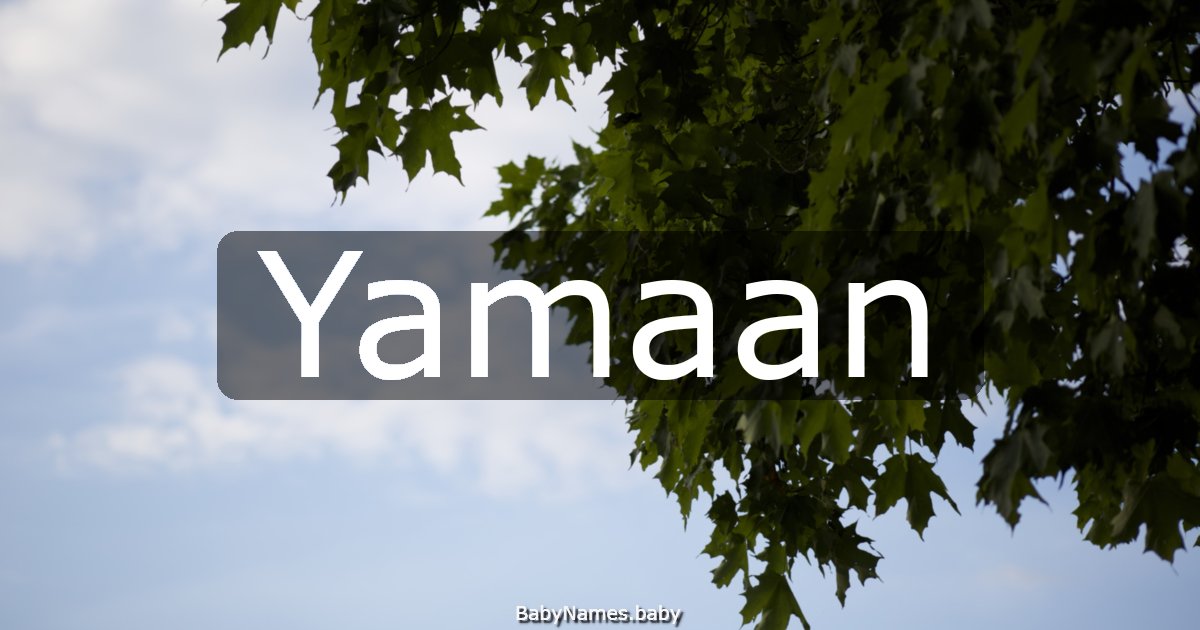 Yamaan