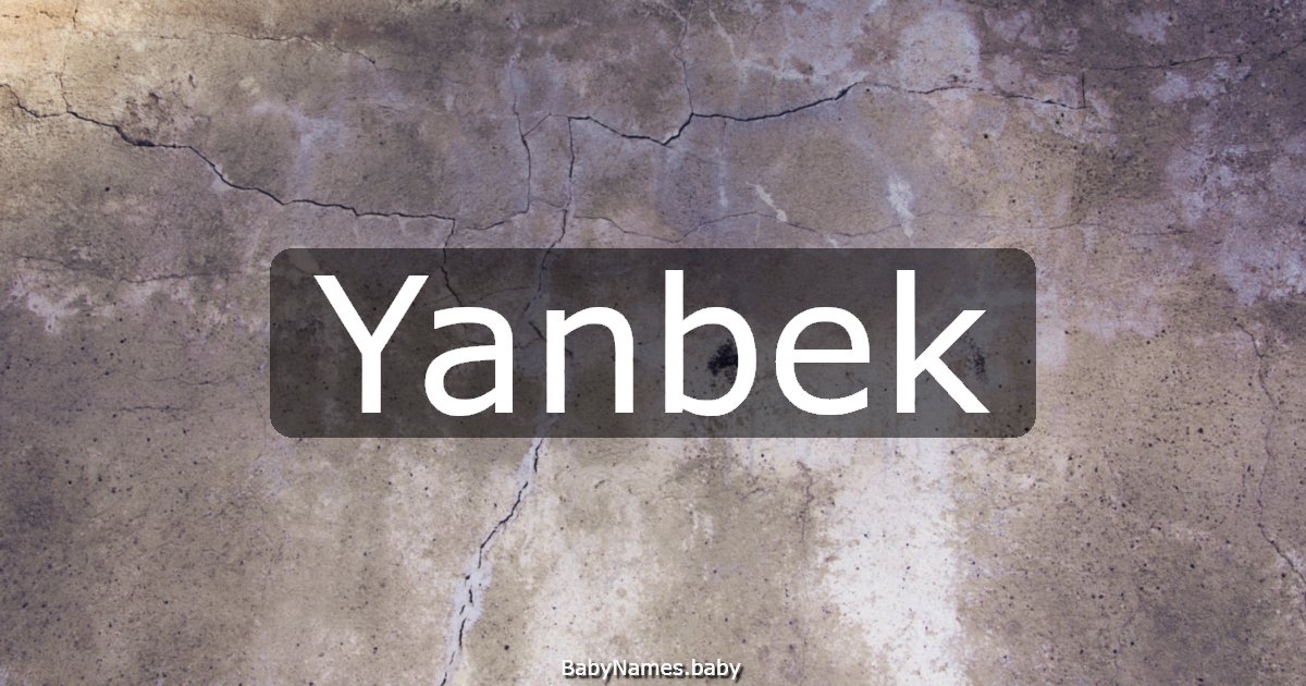 Yanbek