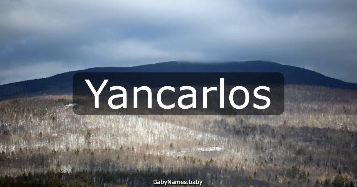 Yancarlos