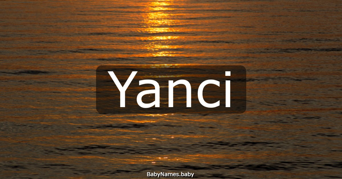Yanci