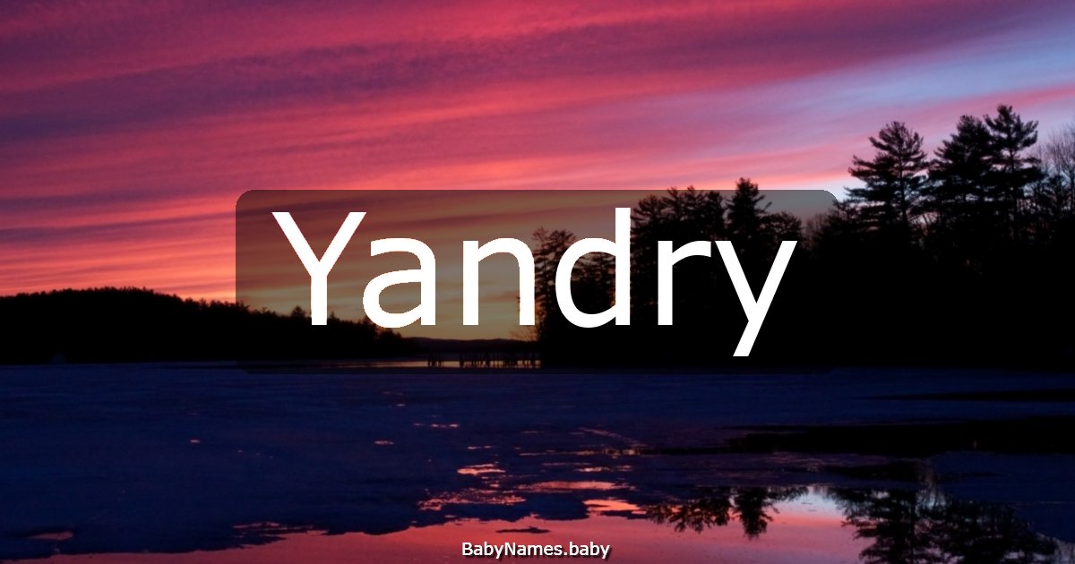 Yandry
