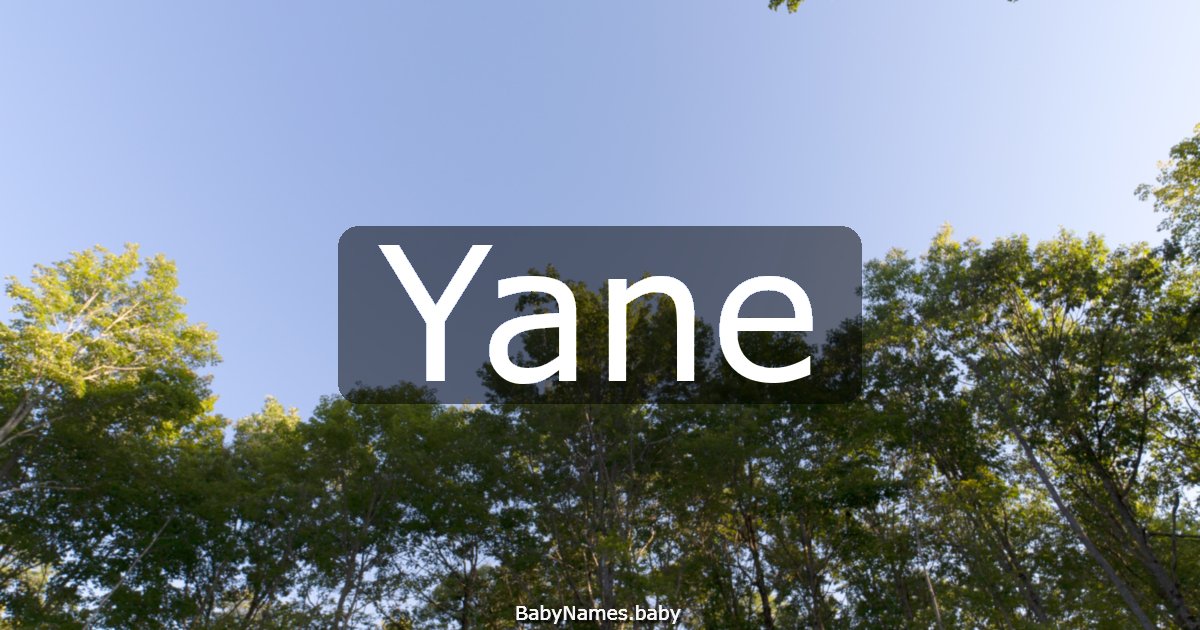 Yane