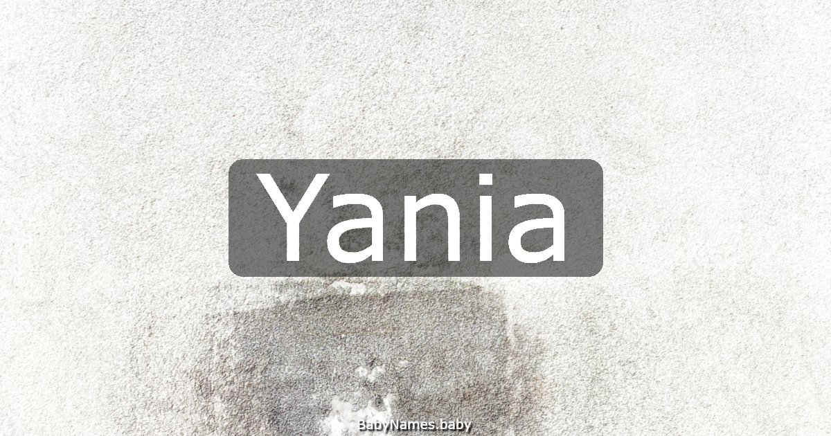Yania