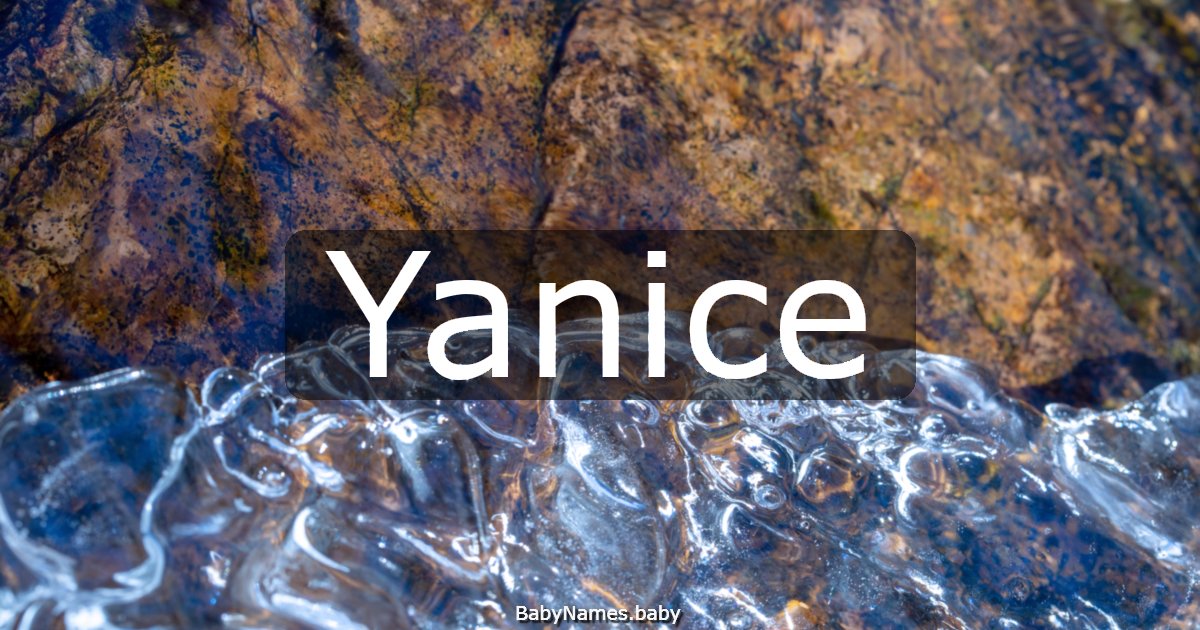 Yanice