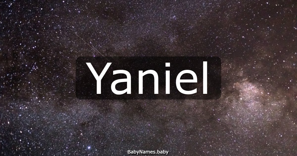 Yaniel