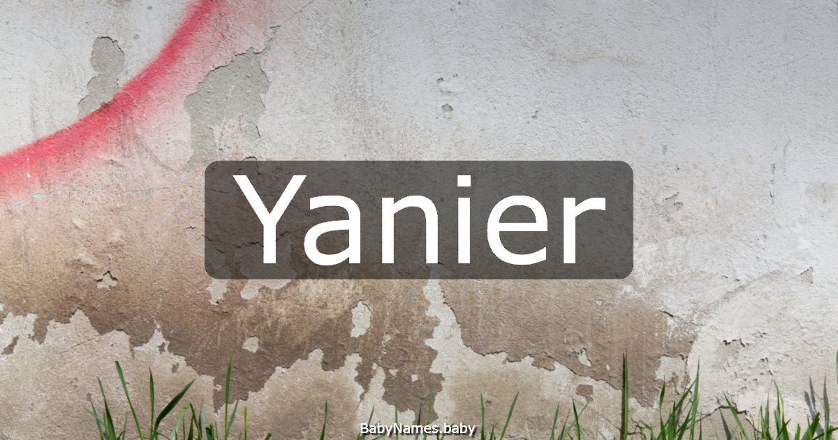 Yanier