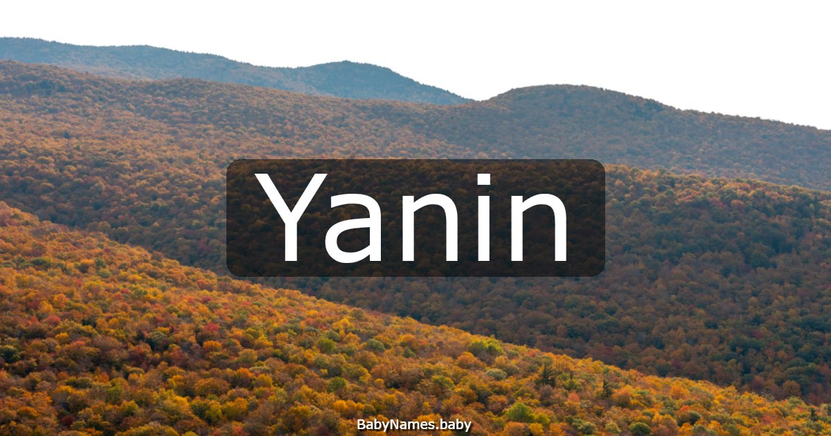 Yanin
