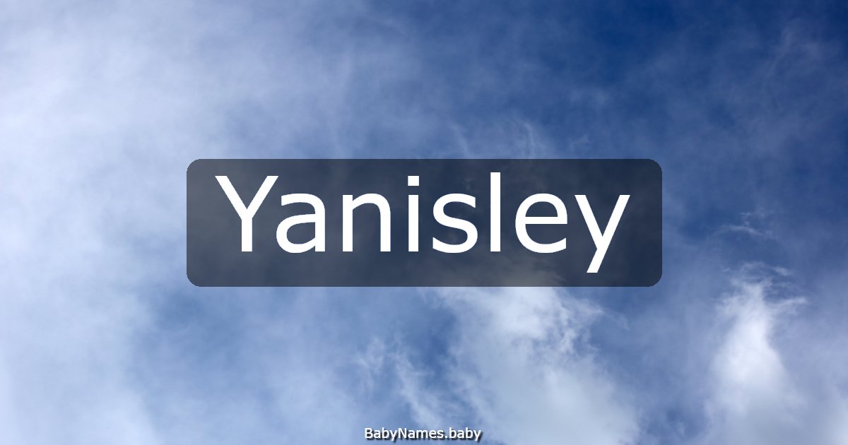 Yanisley