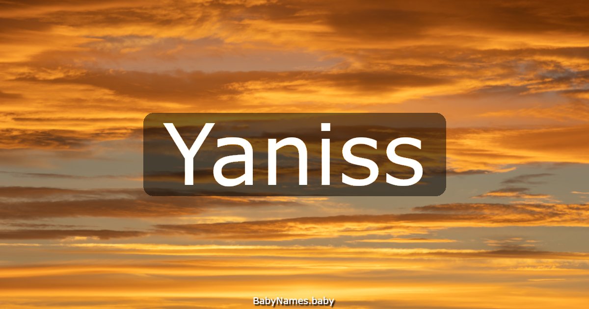 Yaniss