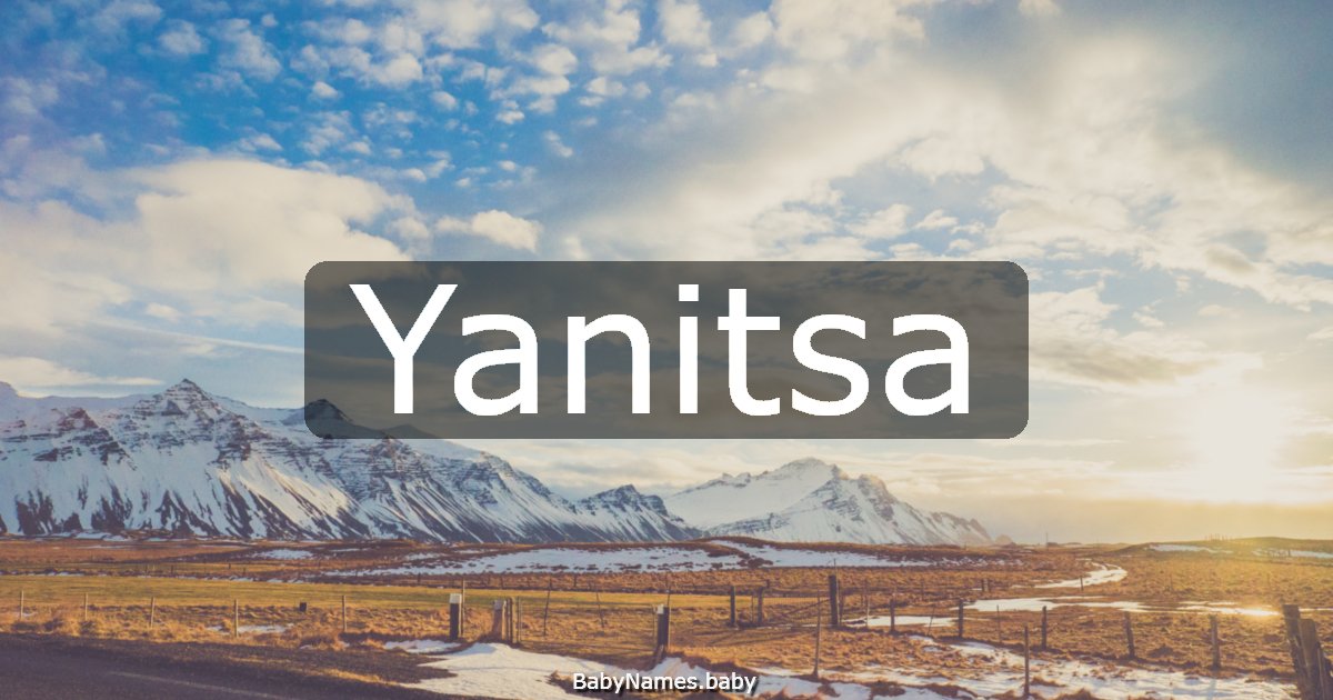 Yanitsa