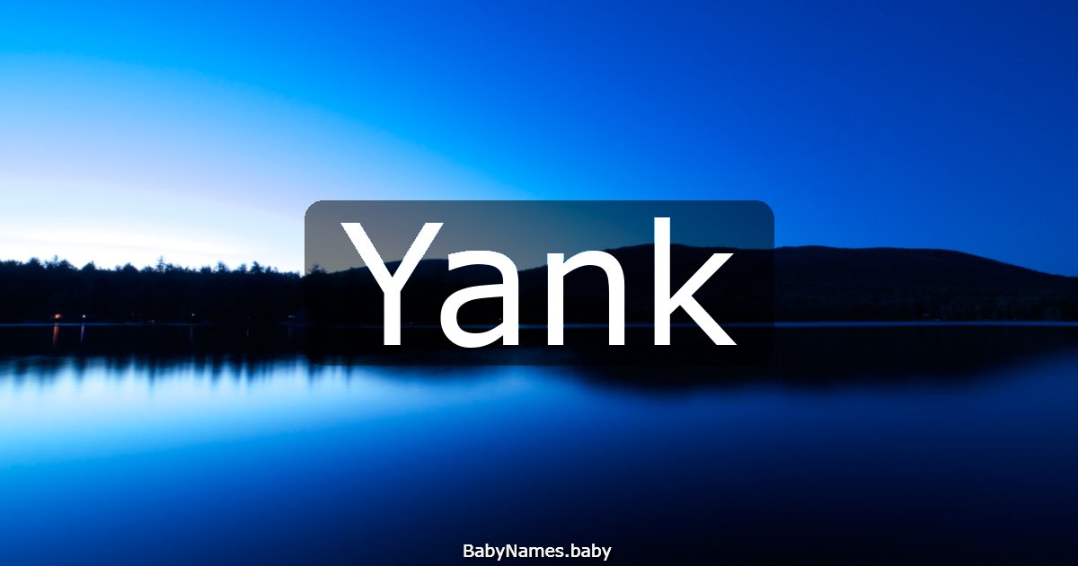 Yank