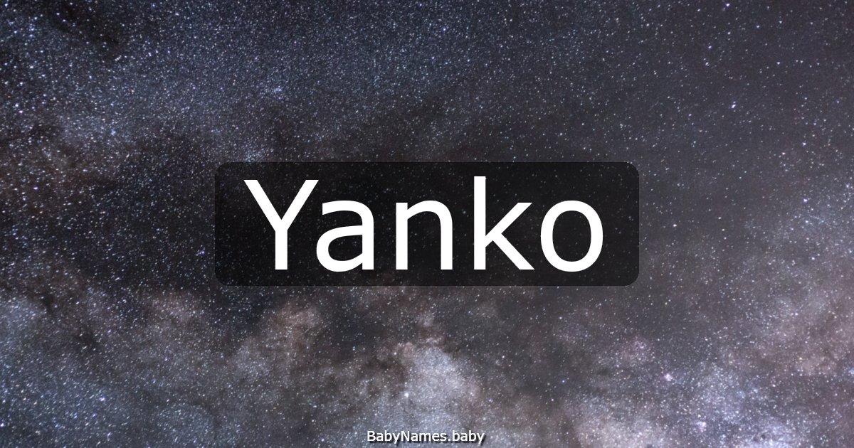 Yanko