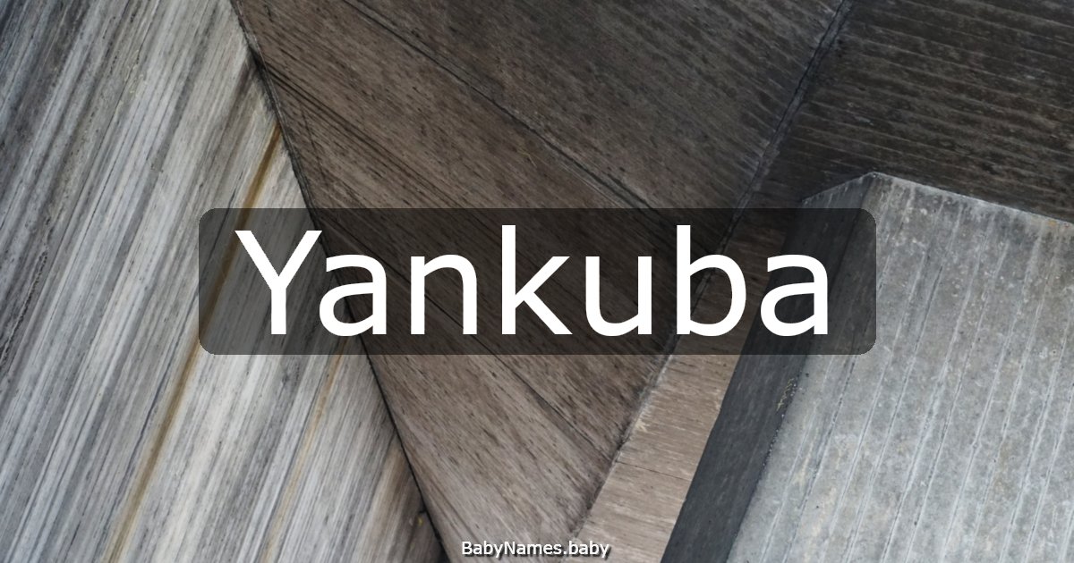 Yankuba