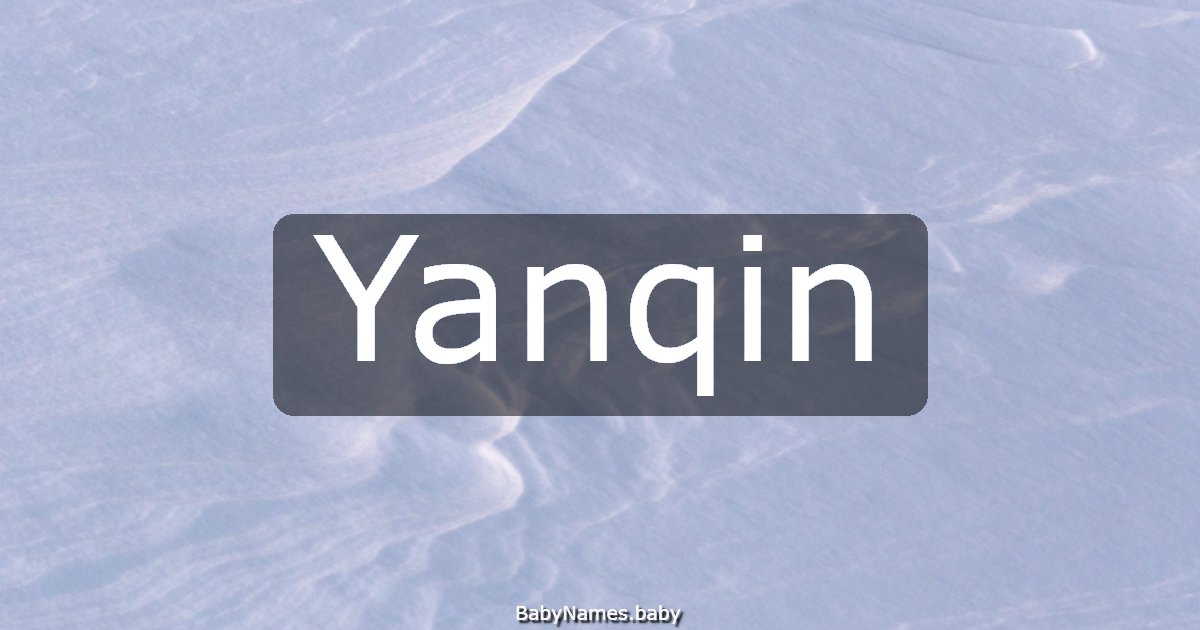 Yanqin