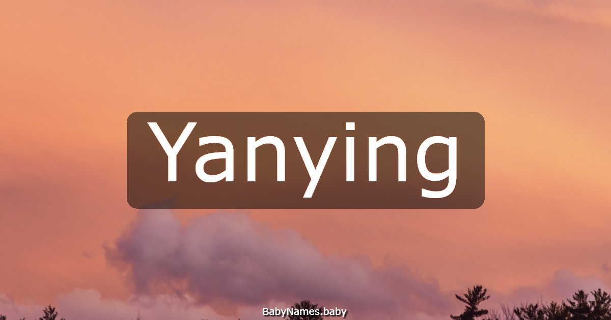 Yanying