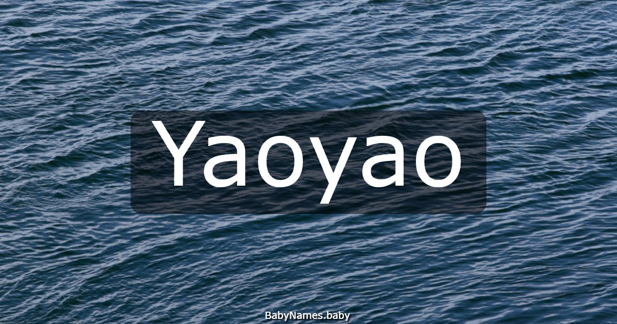 Yaoyao