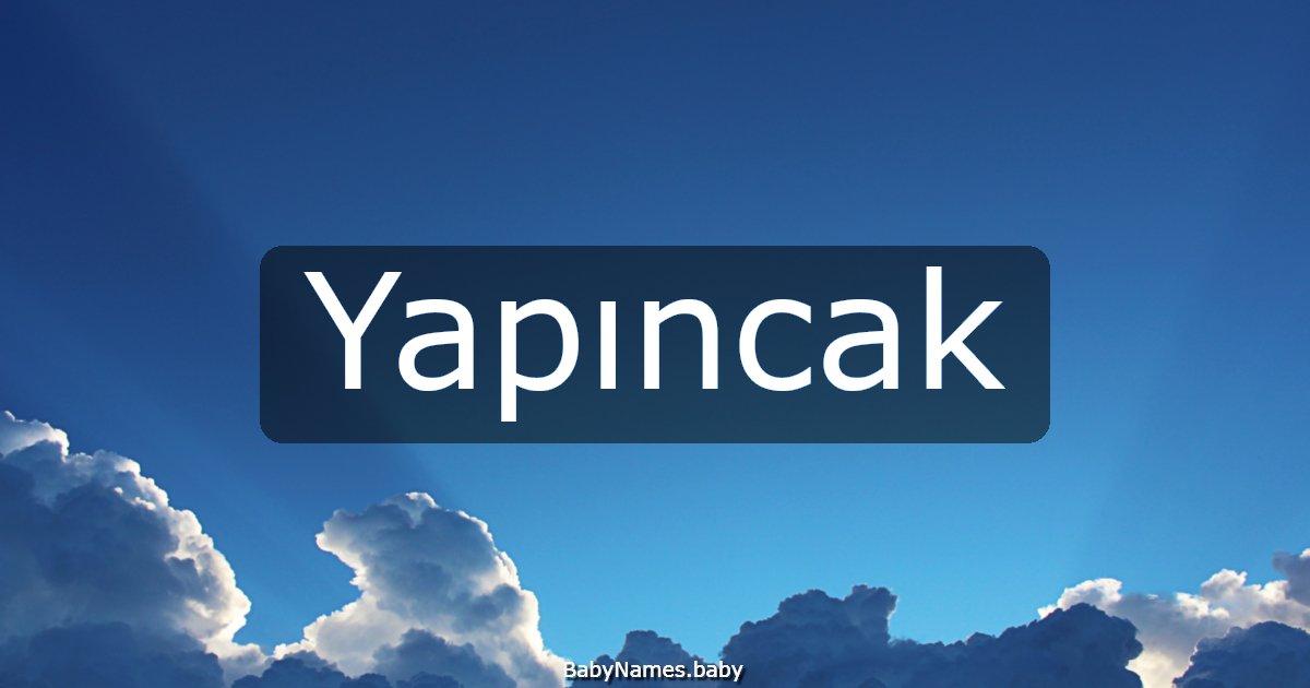 Yapıncak