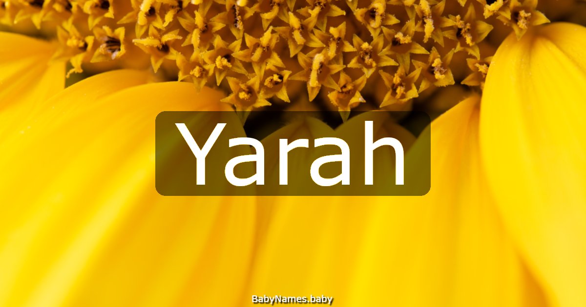 Yarah