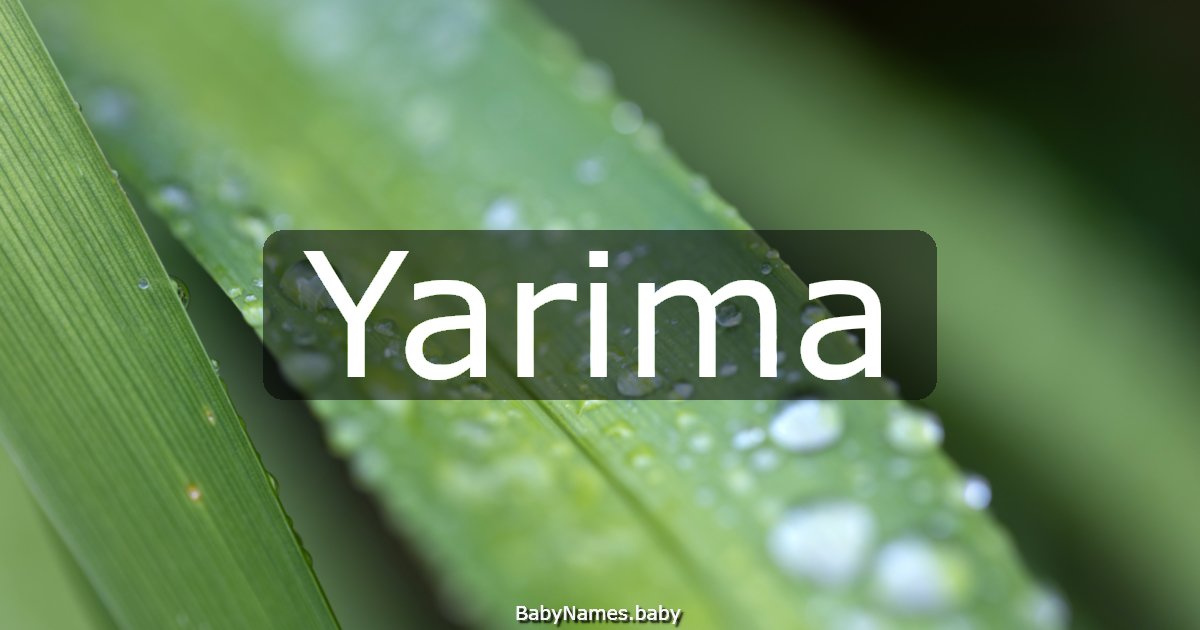 Yarima
