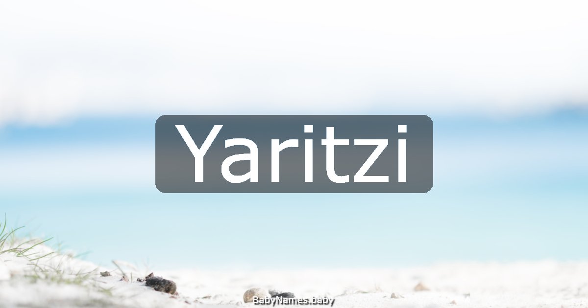 Yaritzi