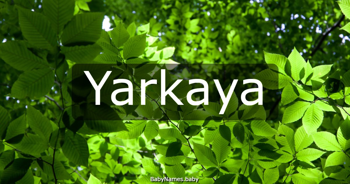 Yarkaya