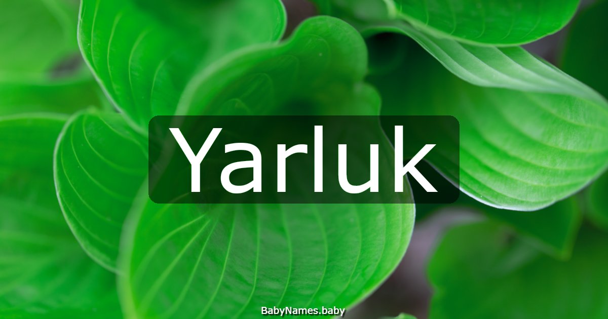 Yarluk