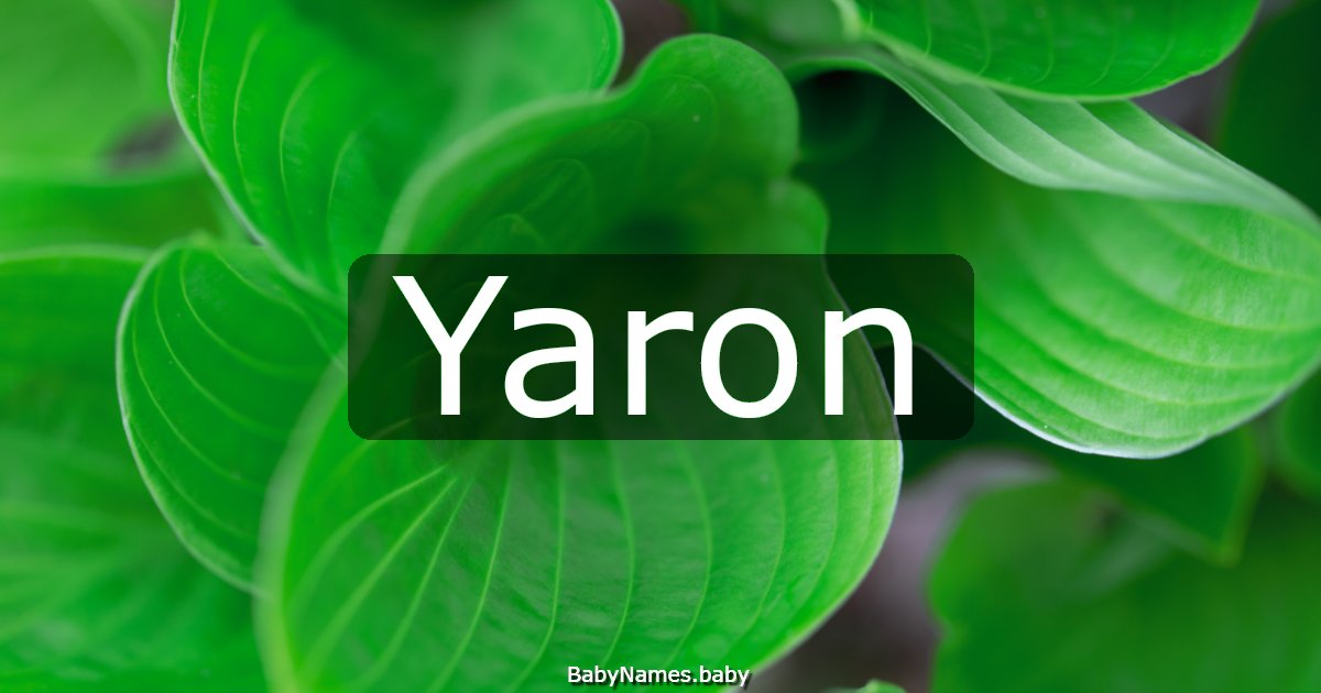 Yaron