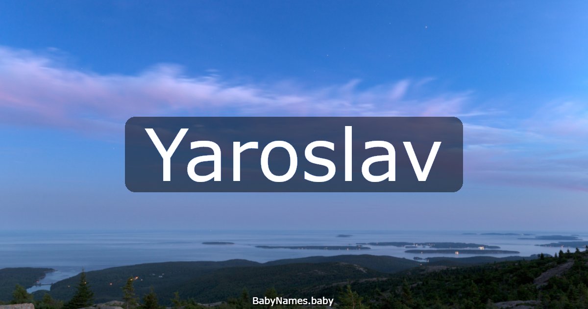 Yaroslav