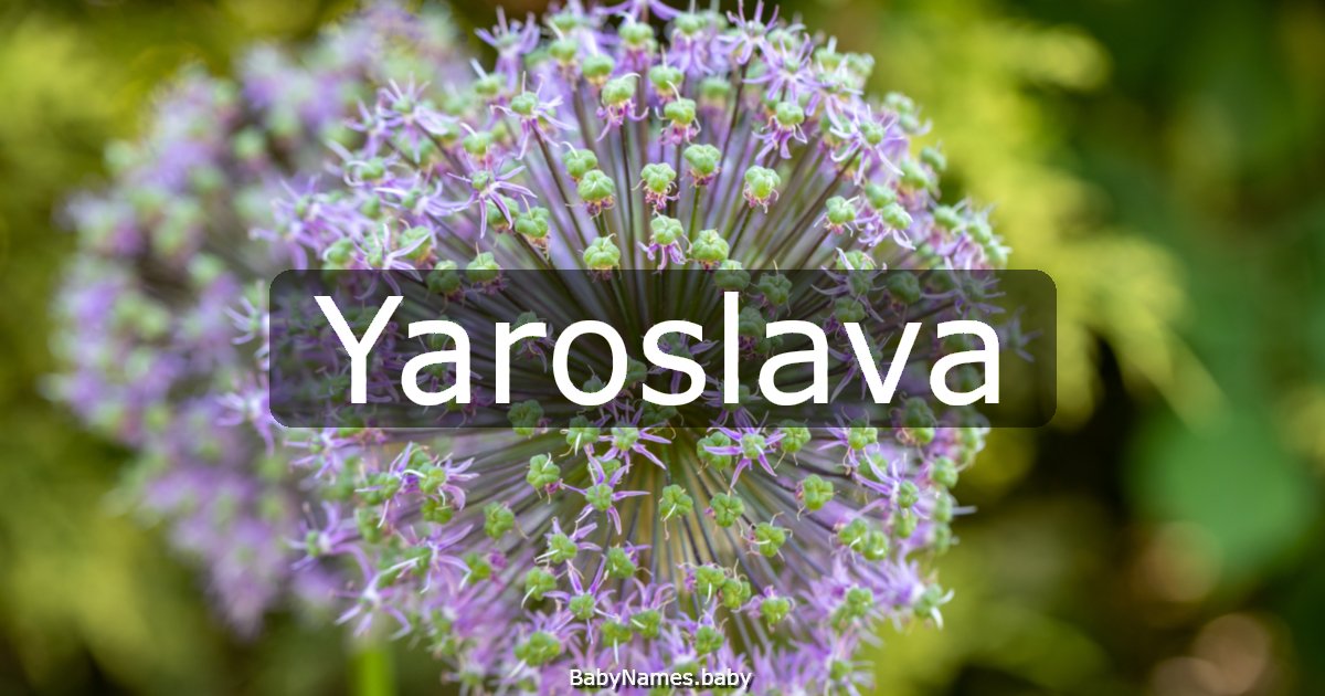 Yaroslava