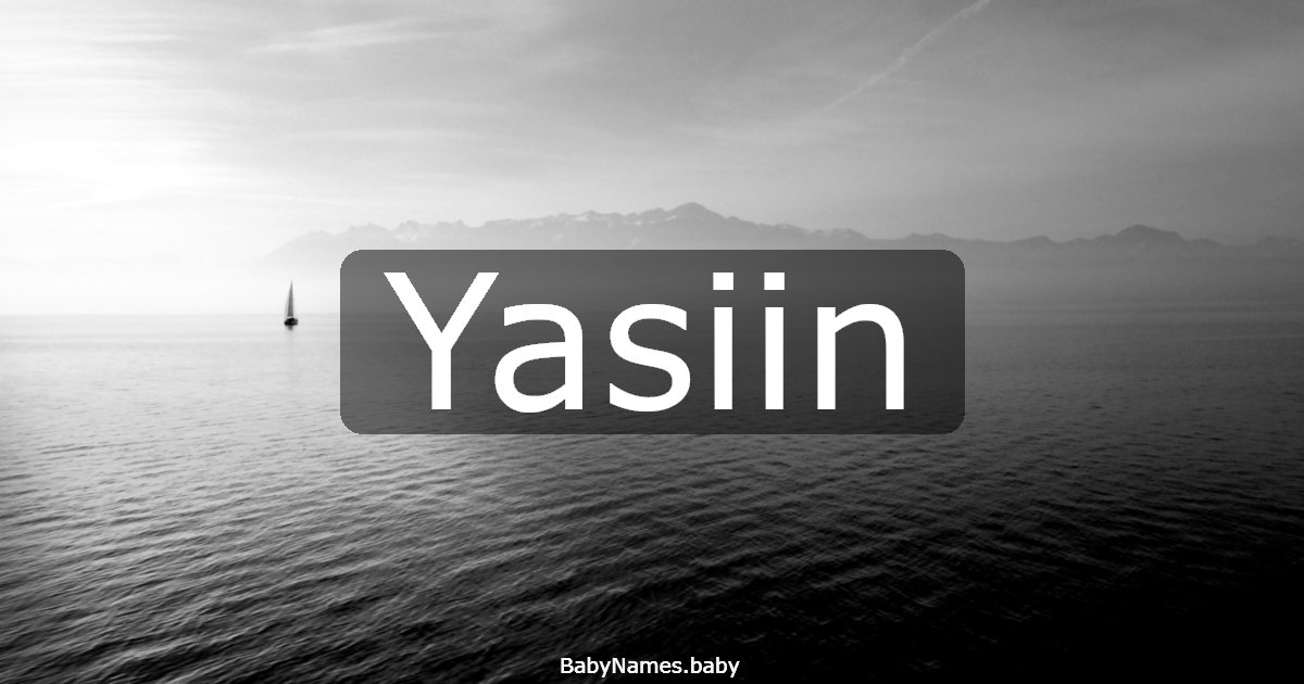 Yasiin