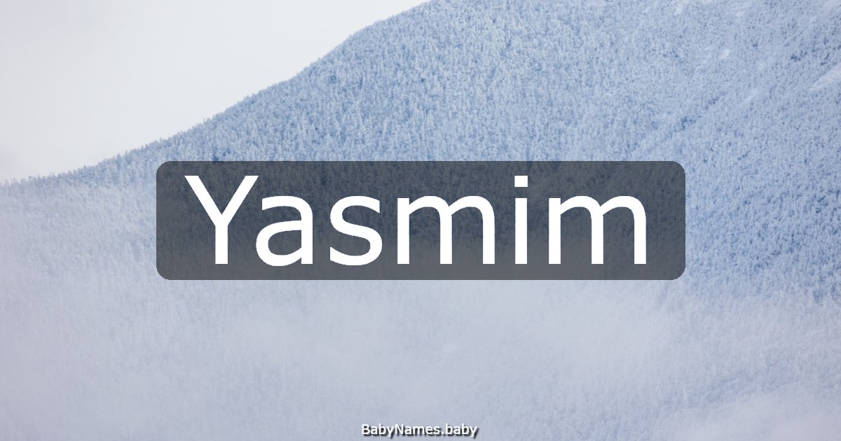 Yasmim