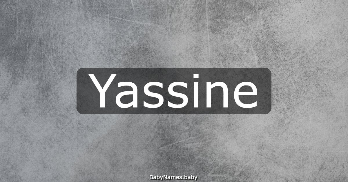 Yassine