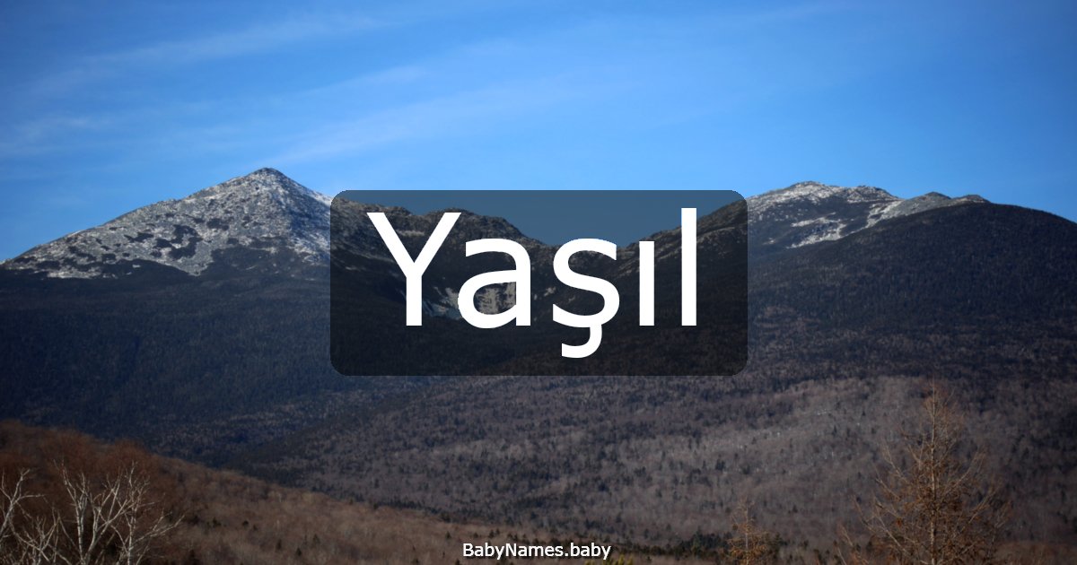 Yaşıl