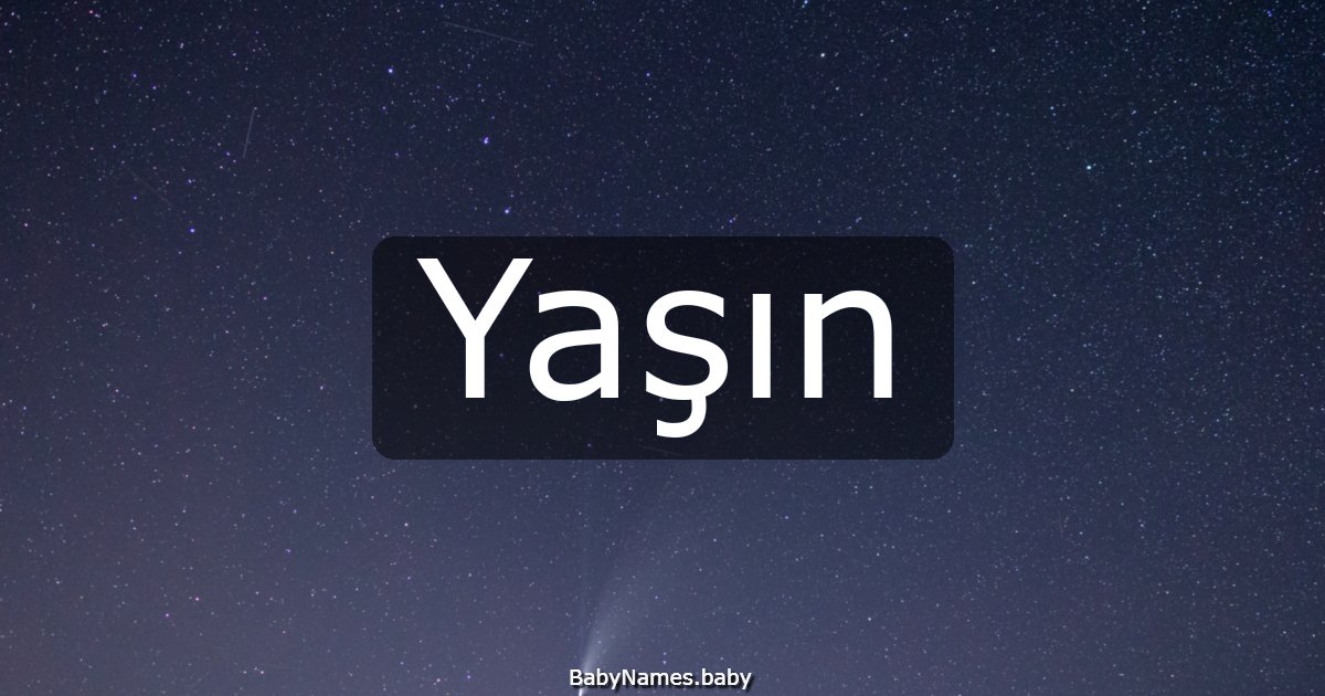 Yaşın
