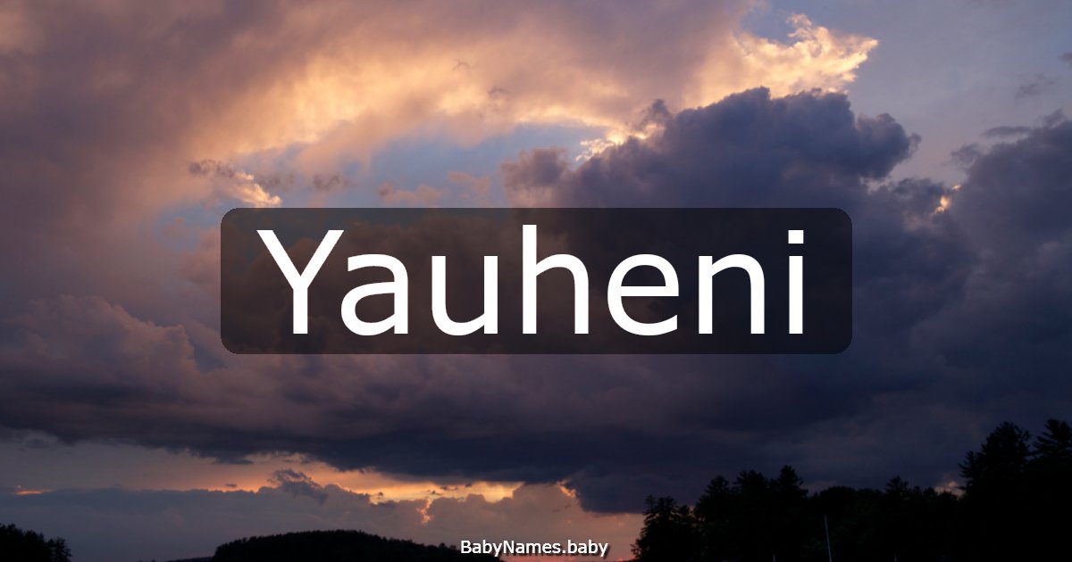 Yauheni