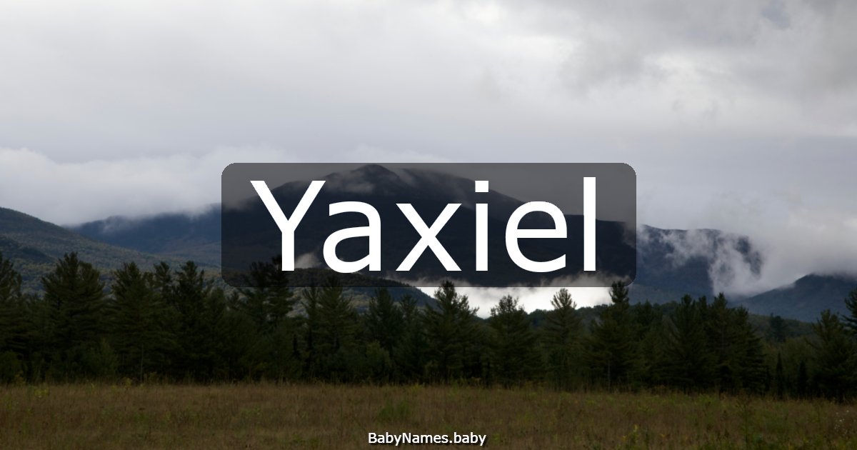 Yaxiel