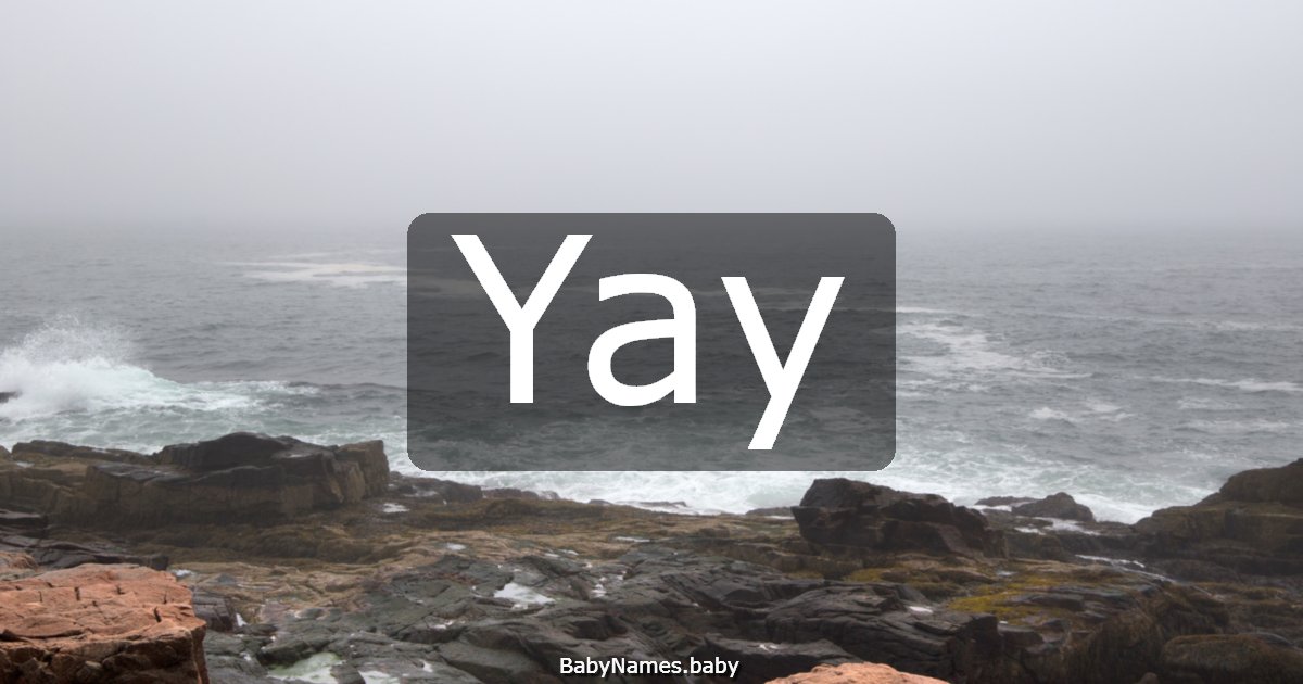 Yay