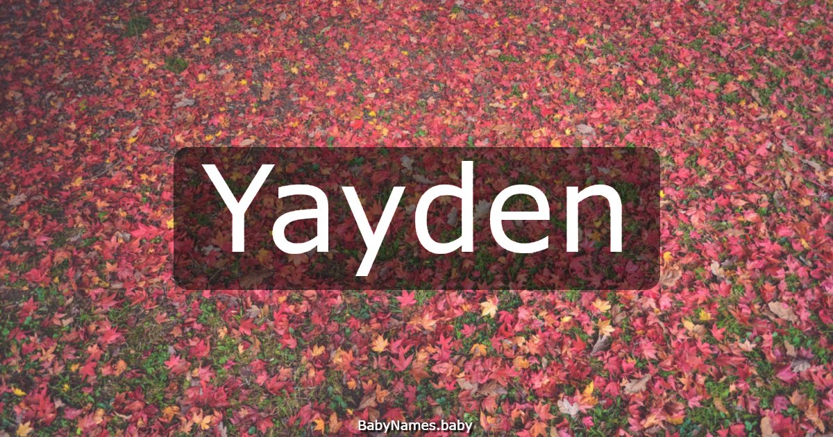 Yayden