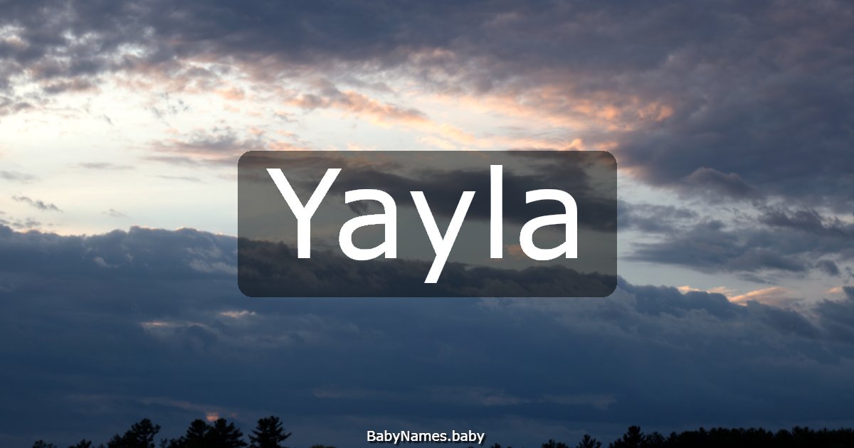 Yayla