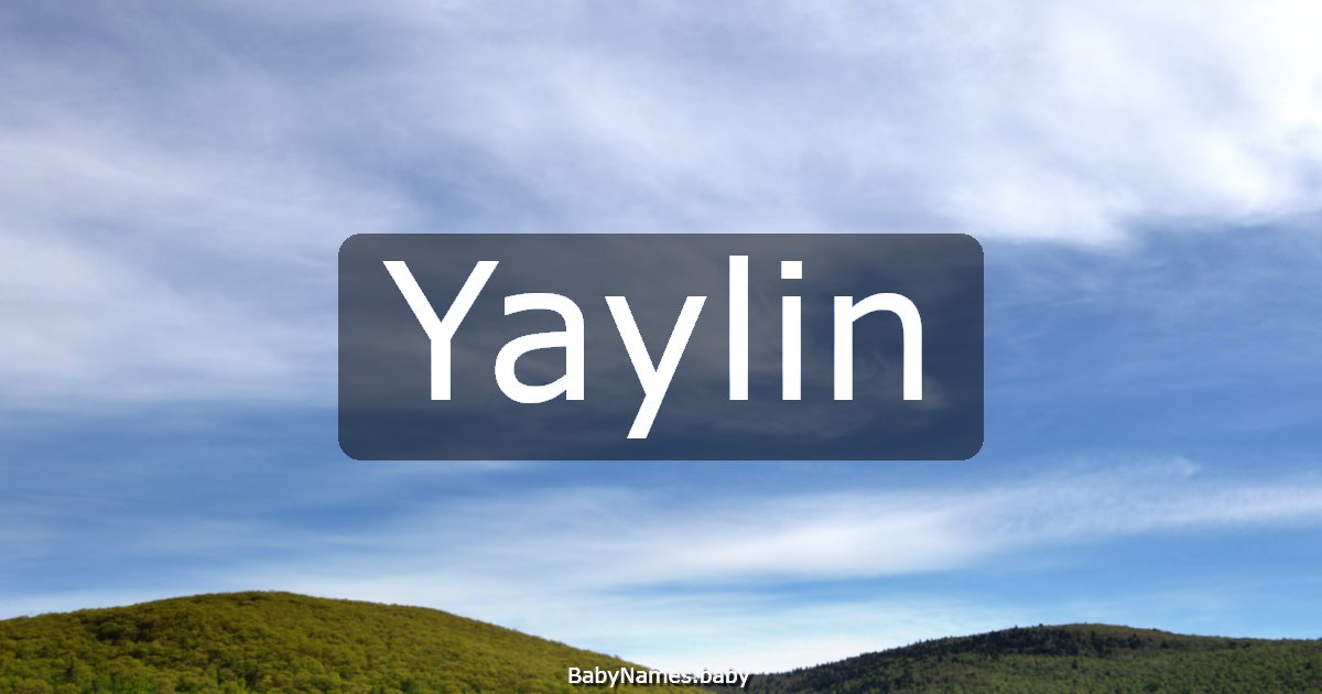 Yaylin