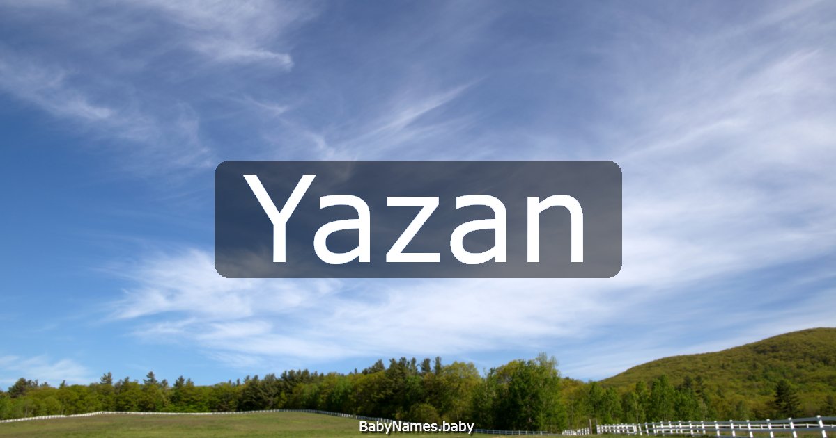 Yazan