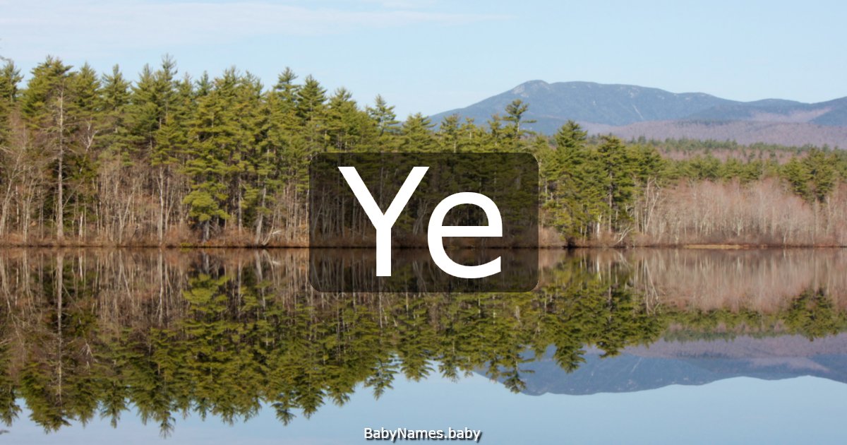 Ye