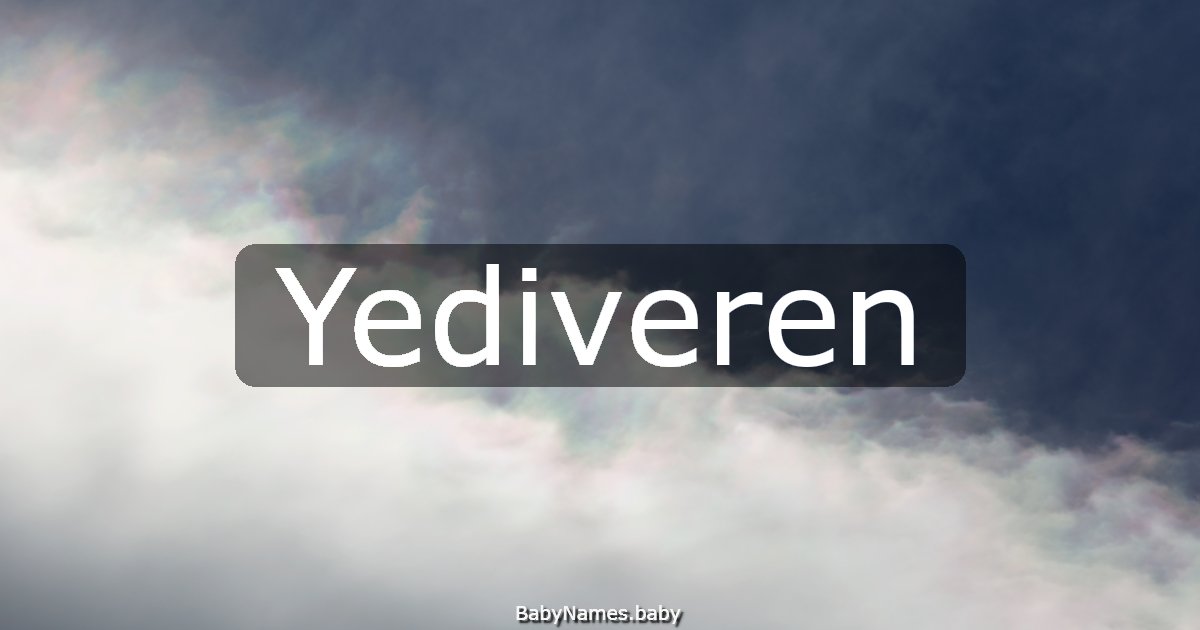 Yediveren