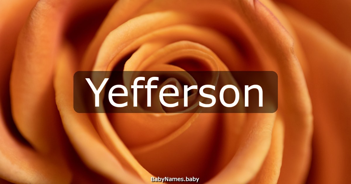 Yefferson