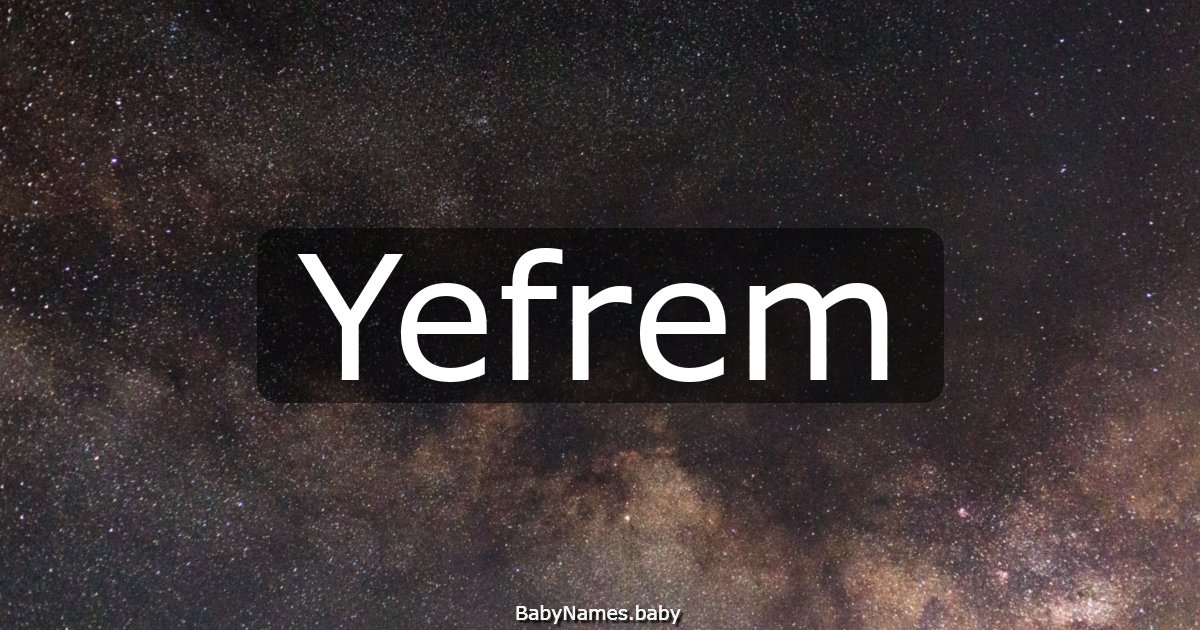 Yefrem